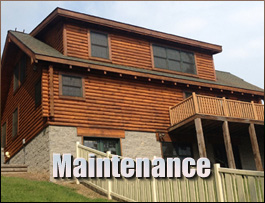  Covington, Virginia Log Home Maintenance